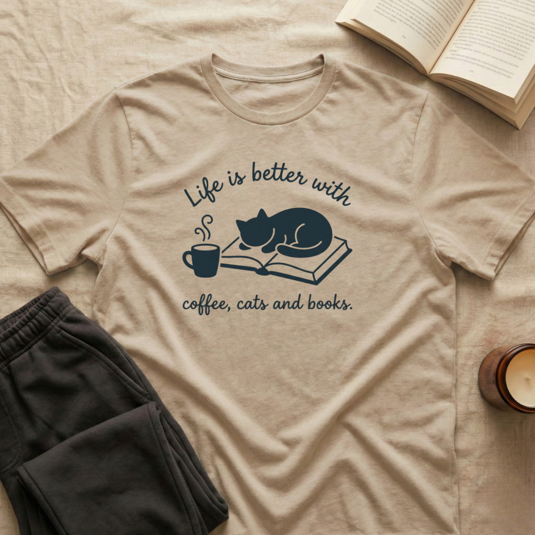 Life Is Better With Books T-Shirt