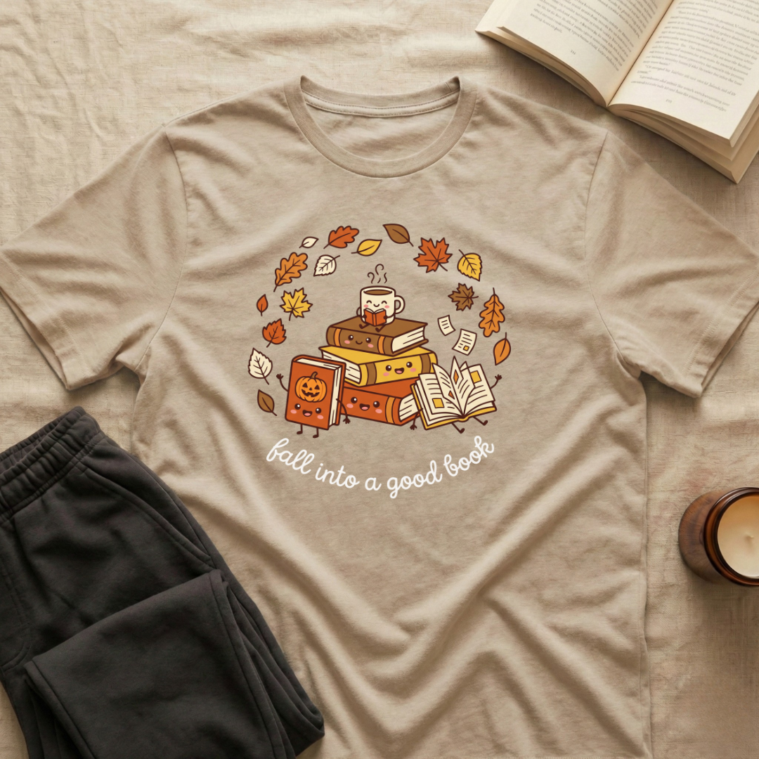 Fall Into A Good Book T-Shirt