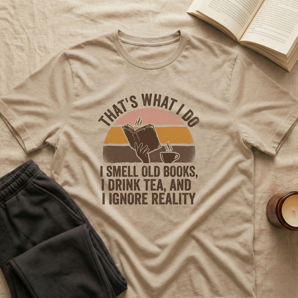 That's What I Do I Smell Old Books T-Shirt