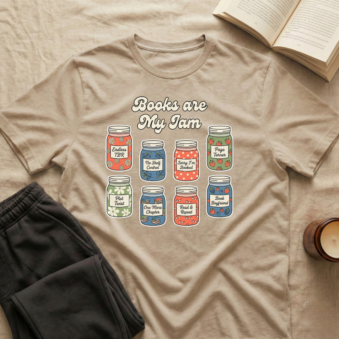 Books Are My Jam T-Shirt