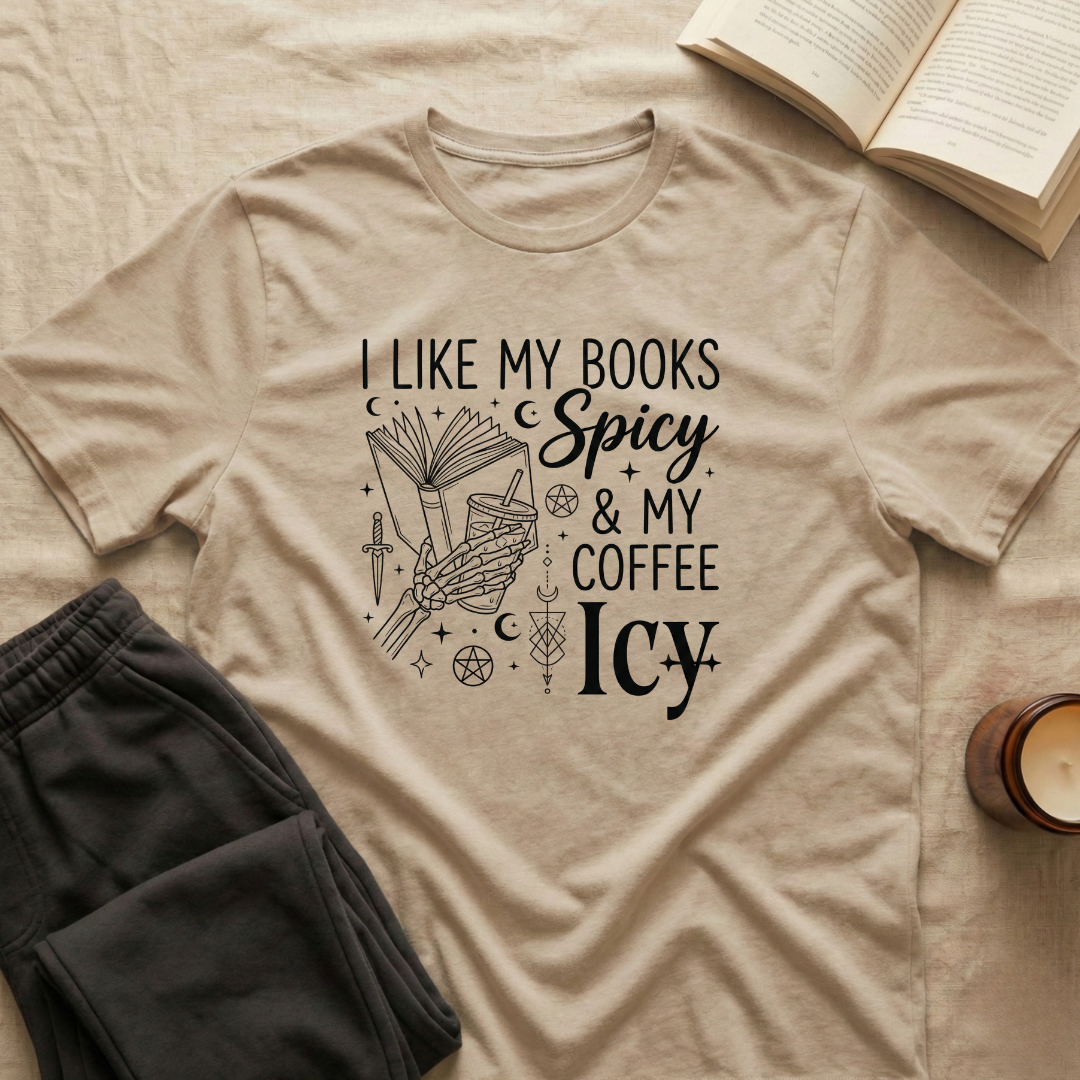 I Like My Books Spicy T-Shirt