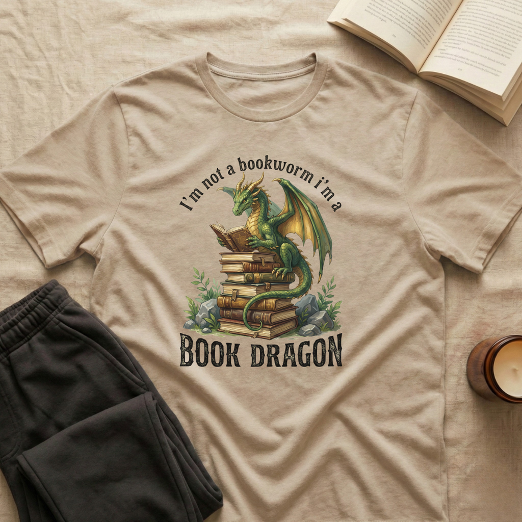 I'm Not A Bookworm I'm A Book Dragon T-Shirt