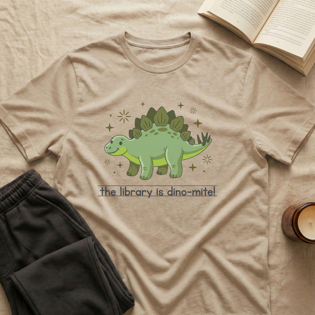The Library Is Dino-mite T-Shirt