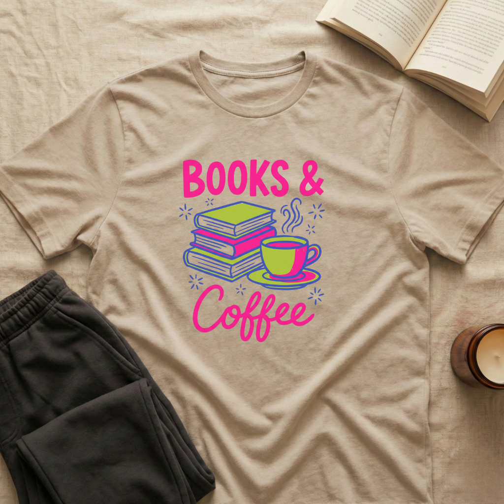 Books & Coffee T-Shirt