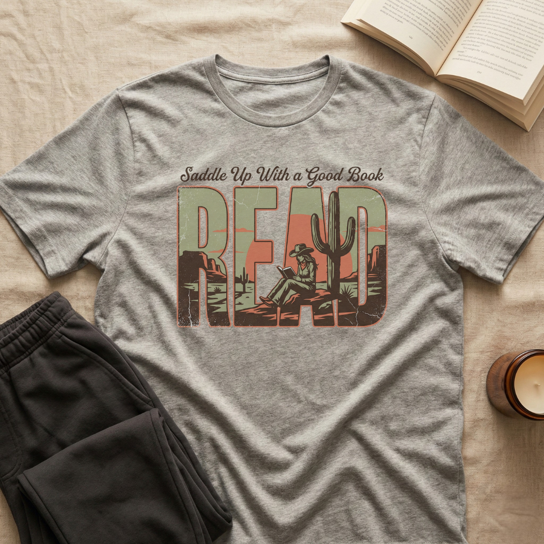 Saddle Up With A Good Book T-Shirt