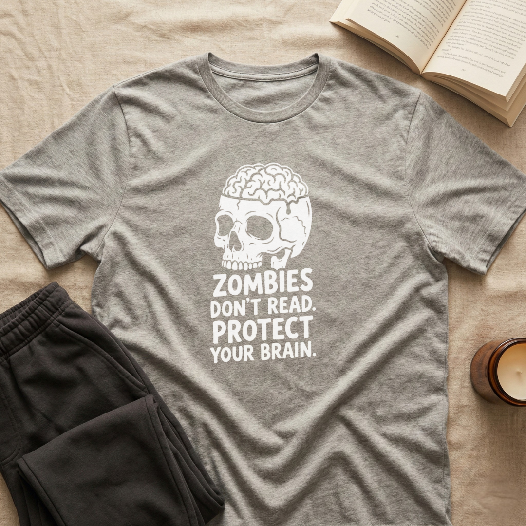 Zombies Don't Read T-Shirt