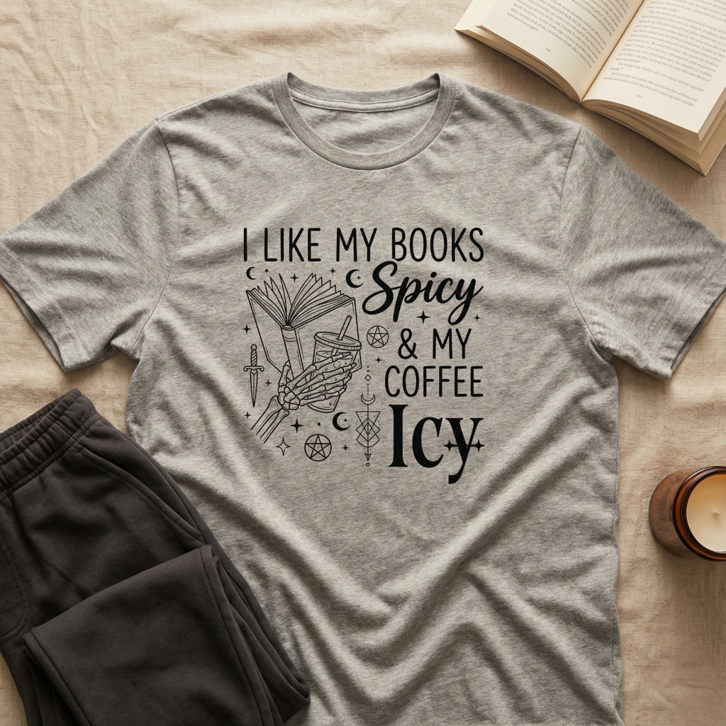 I Like My Books Spicy T-Shirt