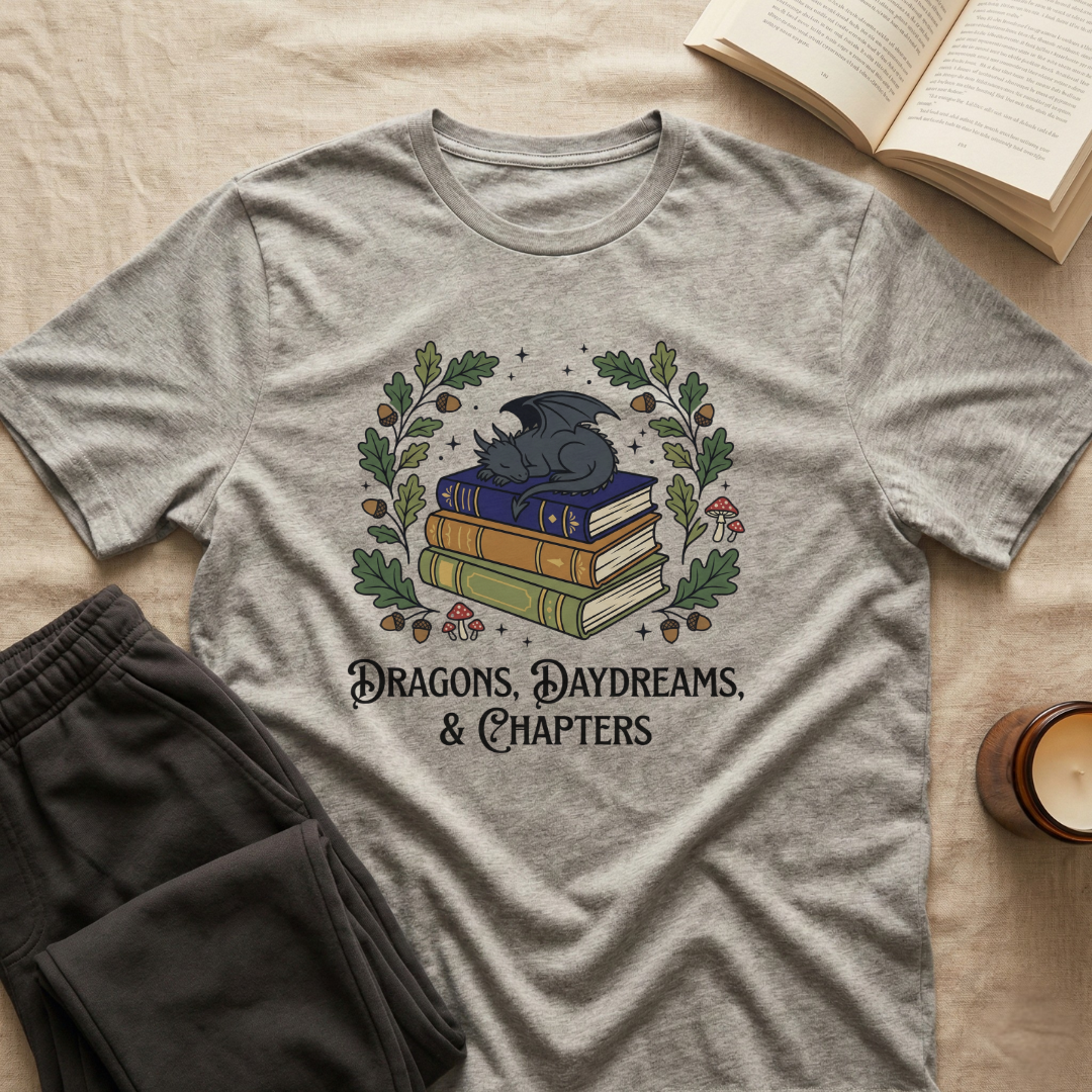 Dragons, Daydreams & Chapters T-Shirt