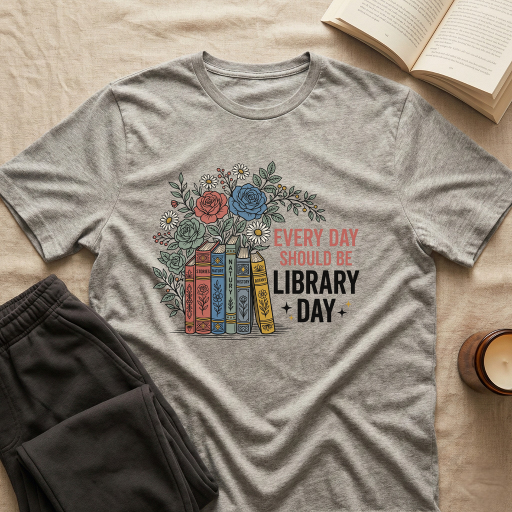 Everyday Should Be Library Day T-Shirt