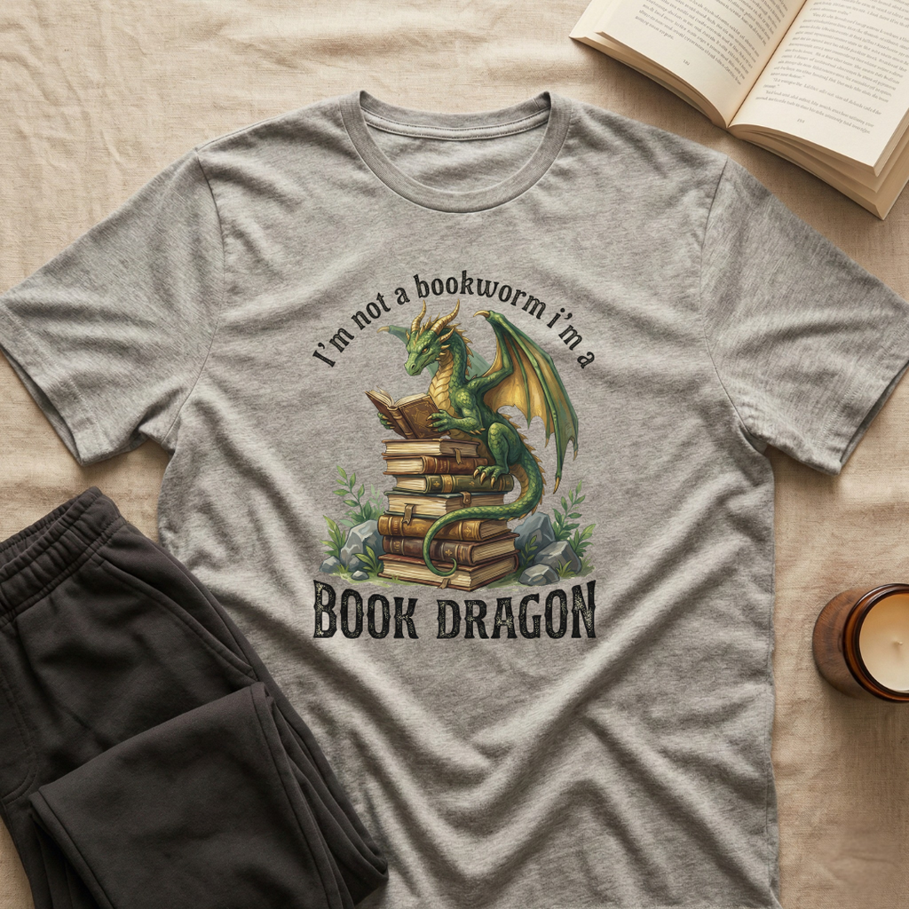 I'm Not A Bookworm I'm A Book Dragon T-Shirt
