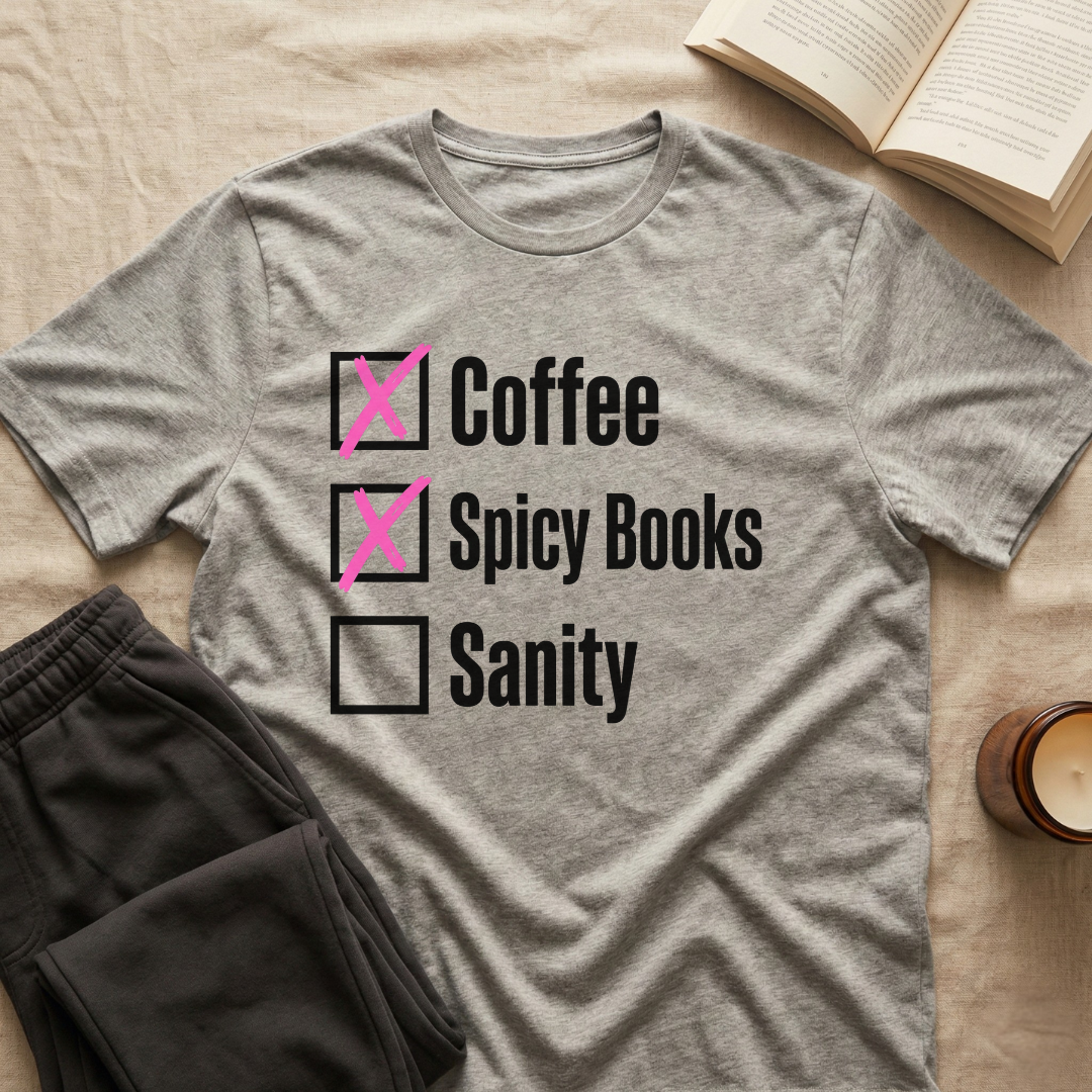 Coffee Spicy Books T-Shirt