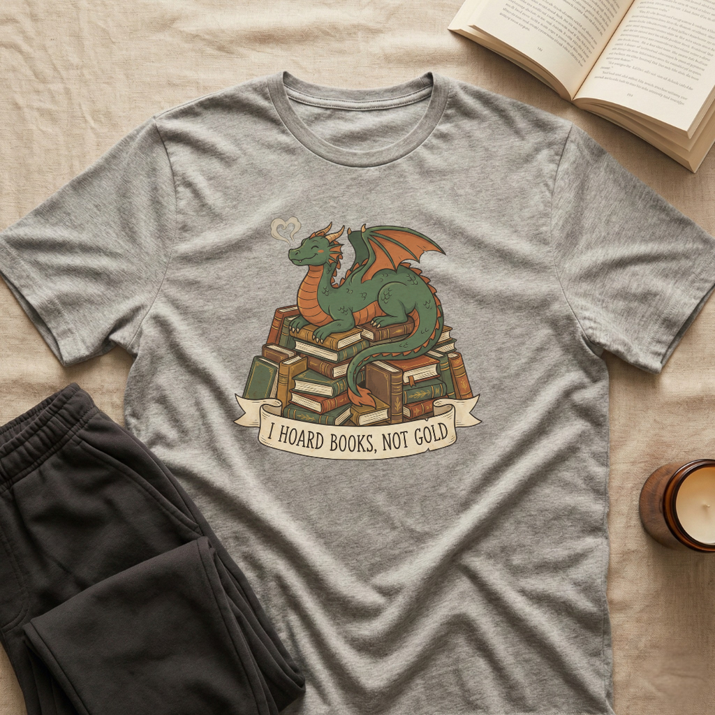 I Hoard Books Not Gold T-Shirt