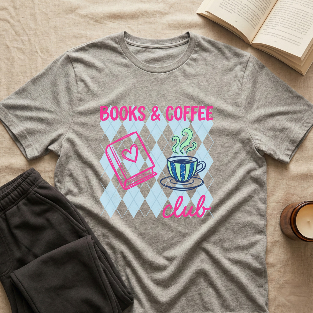 Books & Coffee Club T-Shirt