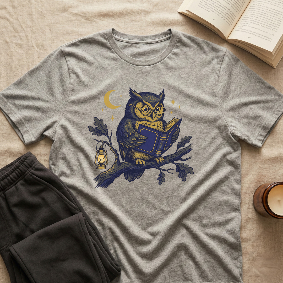 Night Owl Reader T-Shirt