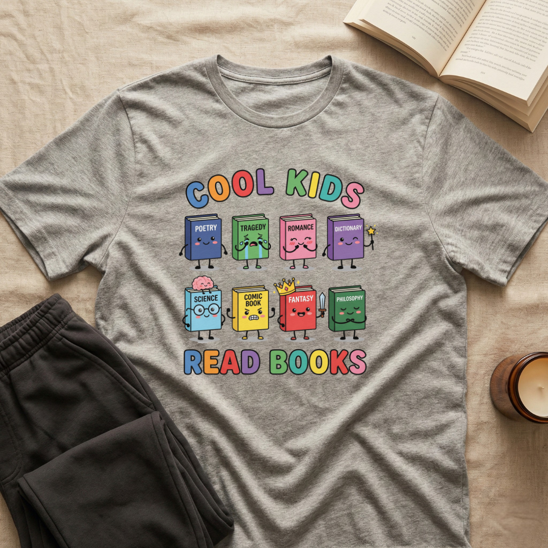 Cool Kids Read Books T-Shirt
