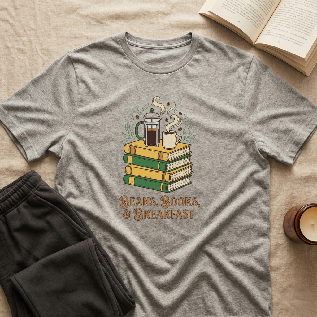 Beans, Books & Breakfast T-Shirt