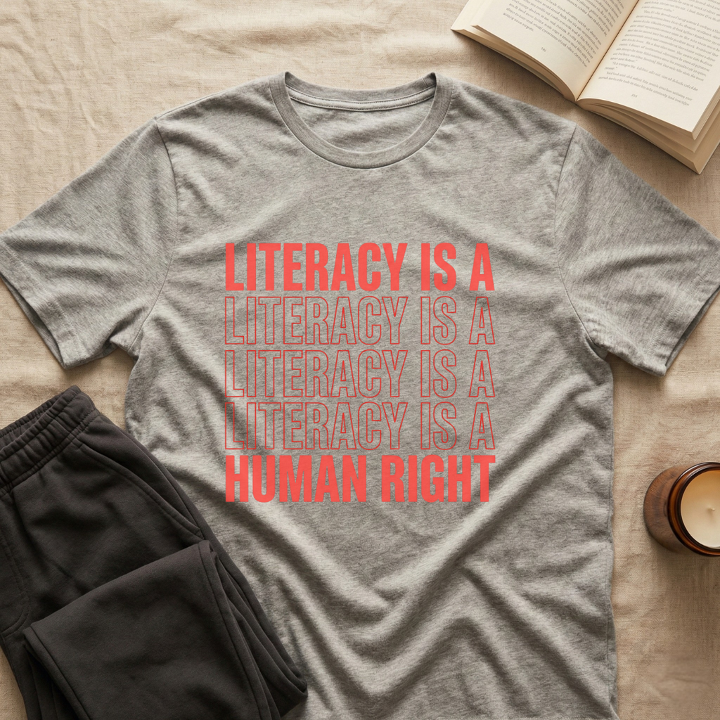 Literacy Is A Human Right T-Shirt