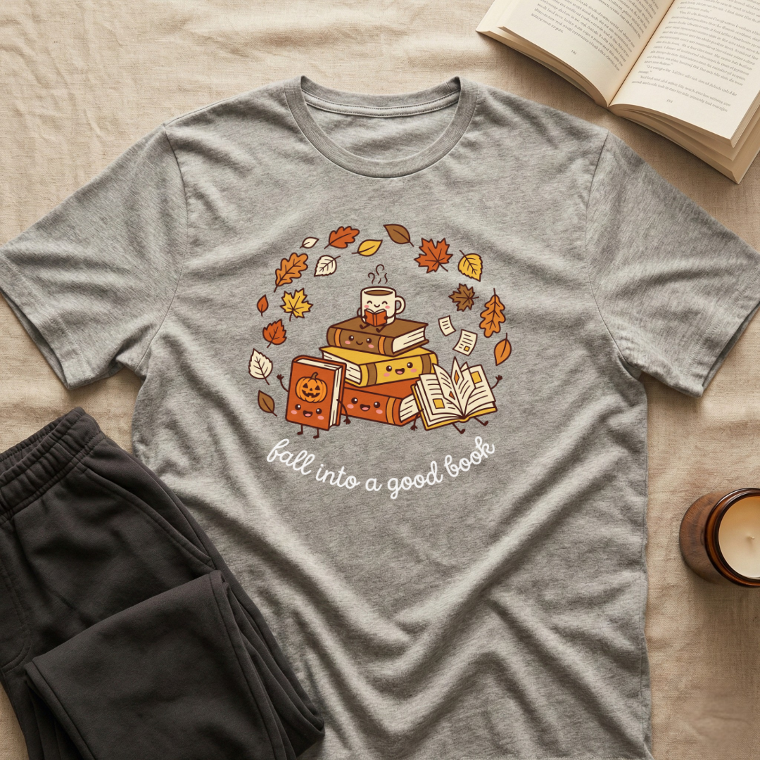 Fall Into A Good Book T-Shirt