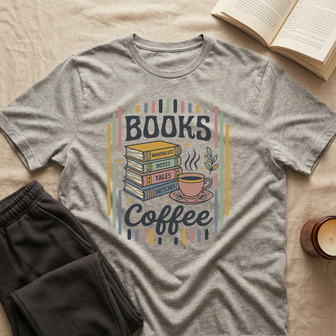 Books And Coffee T-Shirt