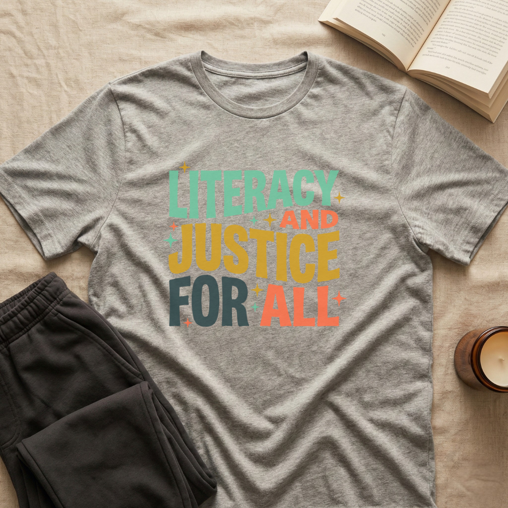 Literacy And Justice For All T-Shirt