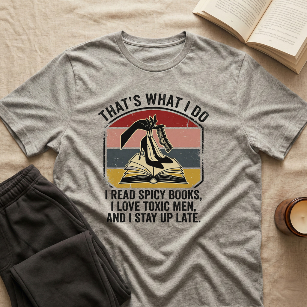 That's What I Do I Read Spicy Books T-Shirt