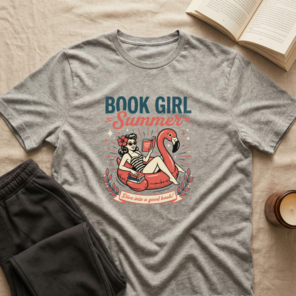 Book Girl Summer T-Shirt