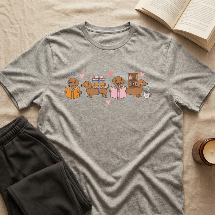 Dog T-Shirt in Sport Grey