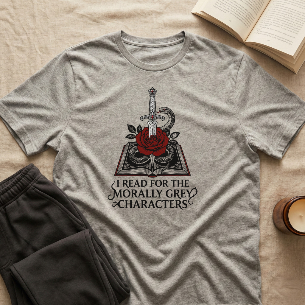 I Read For The Morally Grey Characters T-Shirt