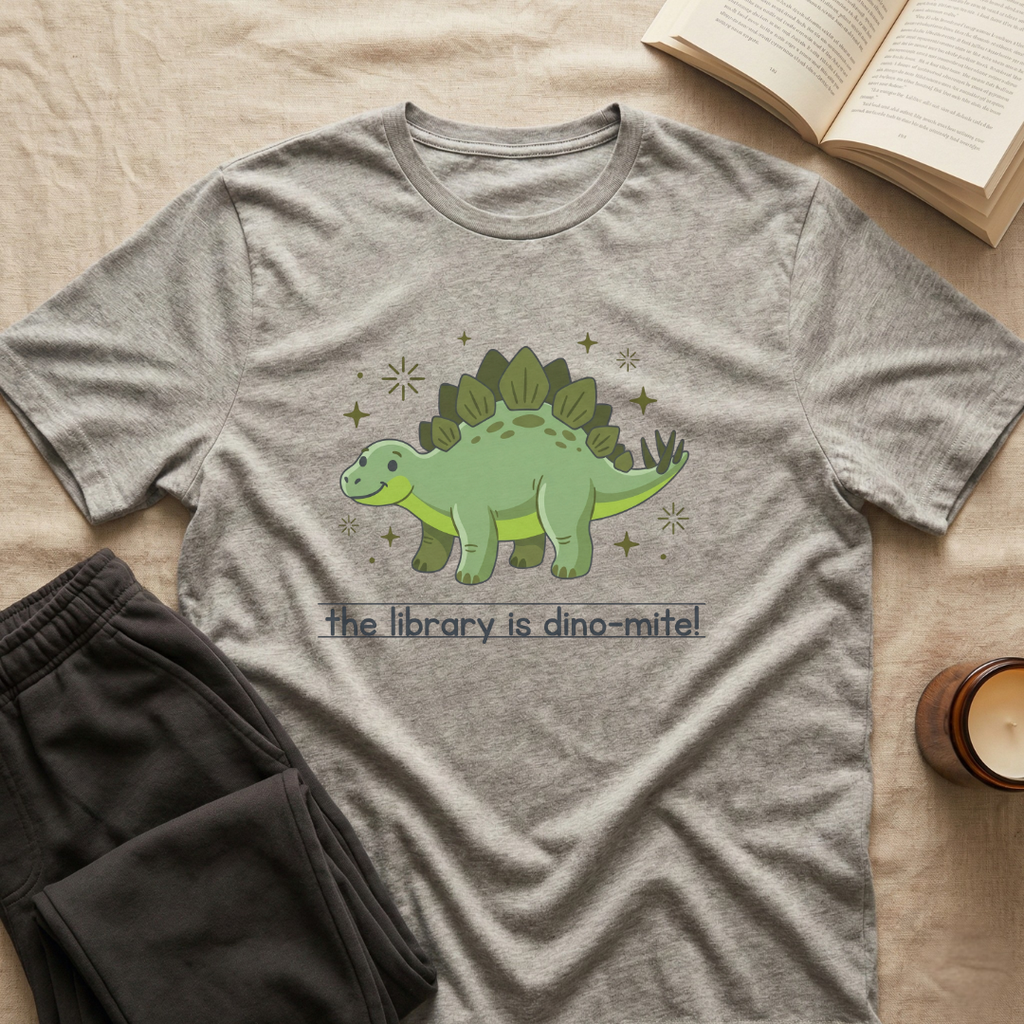 The Library Is Dino-mite T-Shirt
