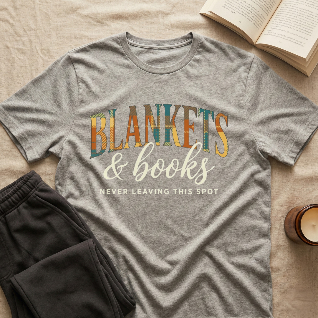 Blankets & Books T-Shirt