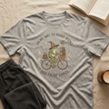 On My Way To Hoard Books T-Shirt in Sport Grey