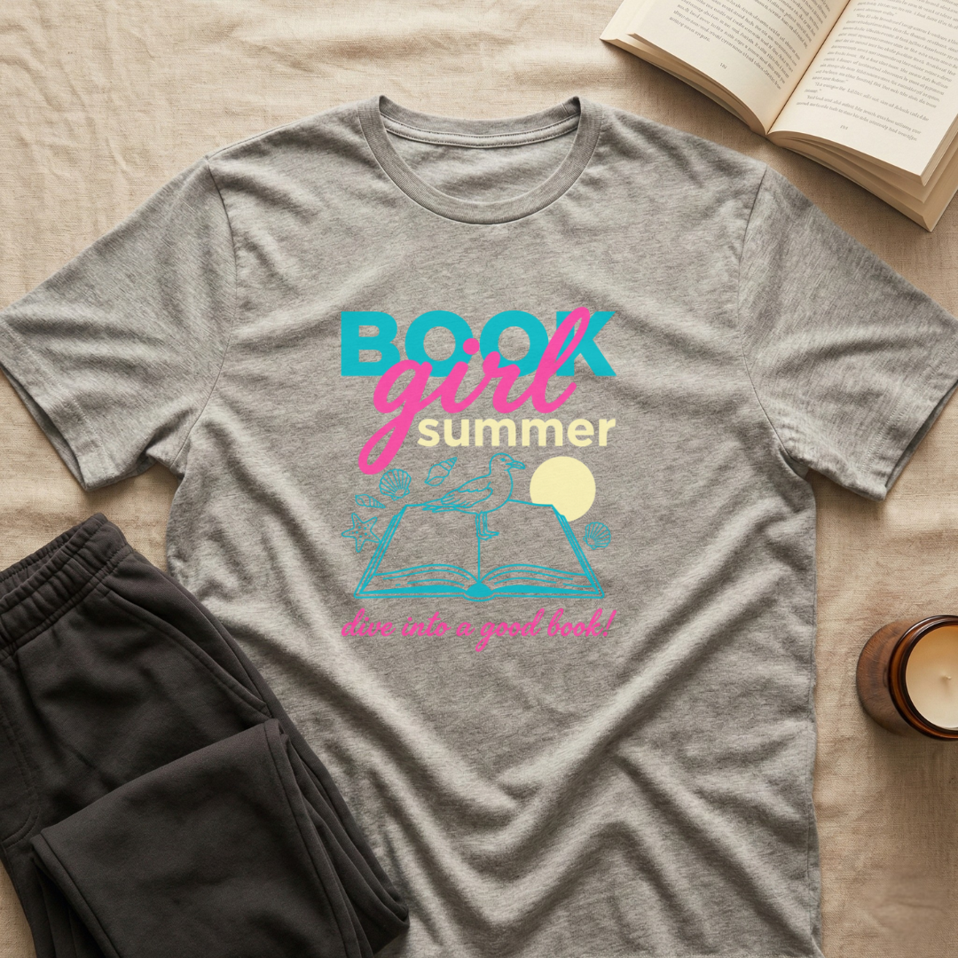 Book Girl Summer T-Shirt