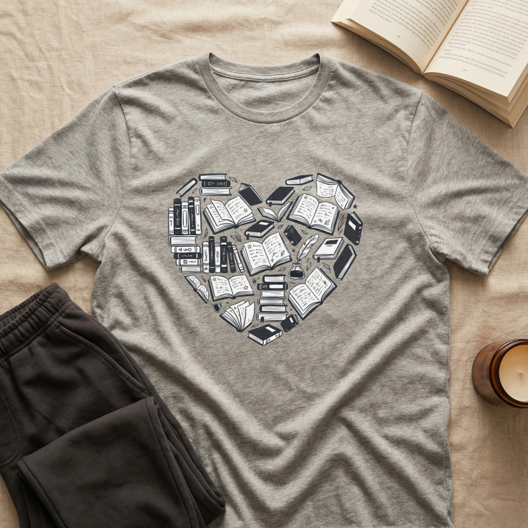 Bookish Heart T-Shirt