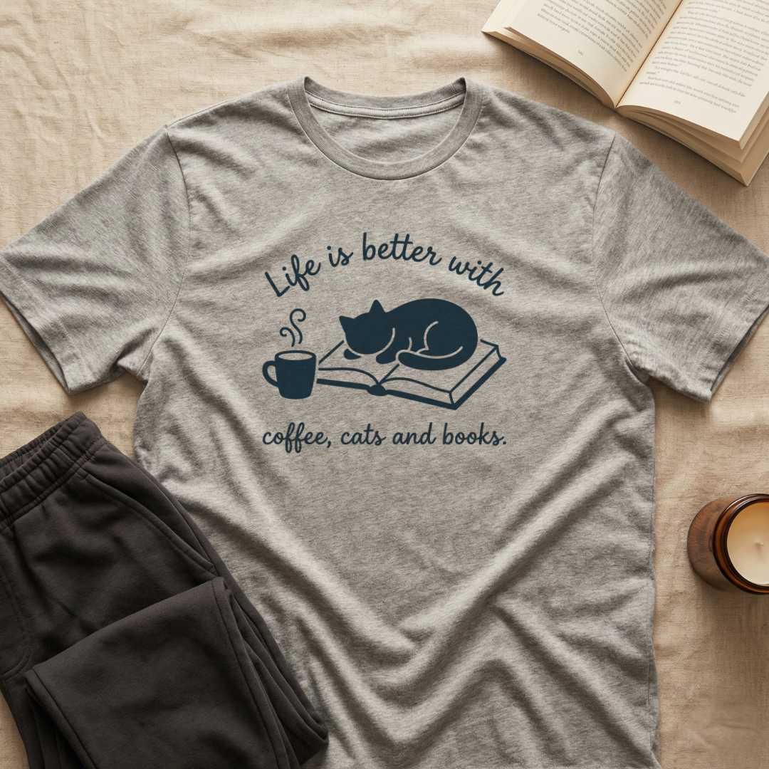 Life Is Better With Books T-Shirt