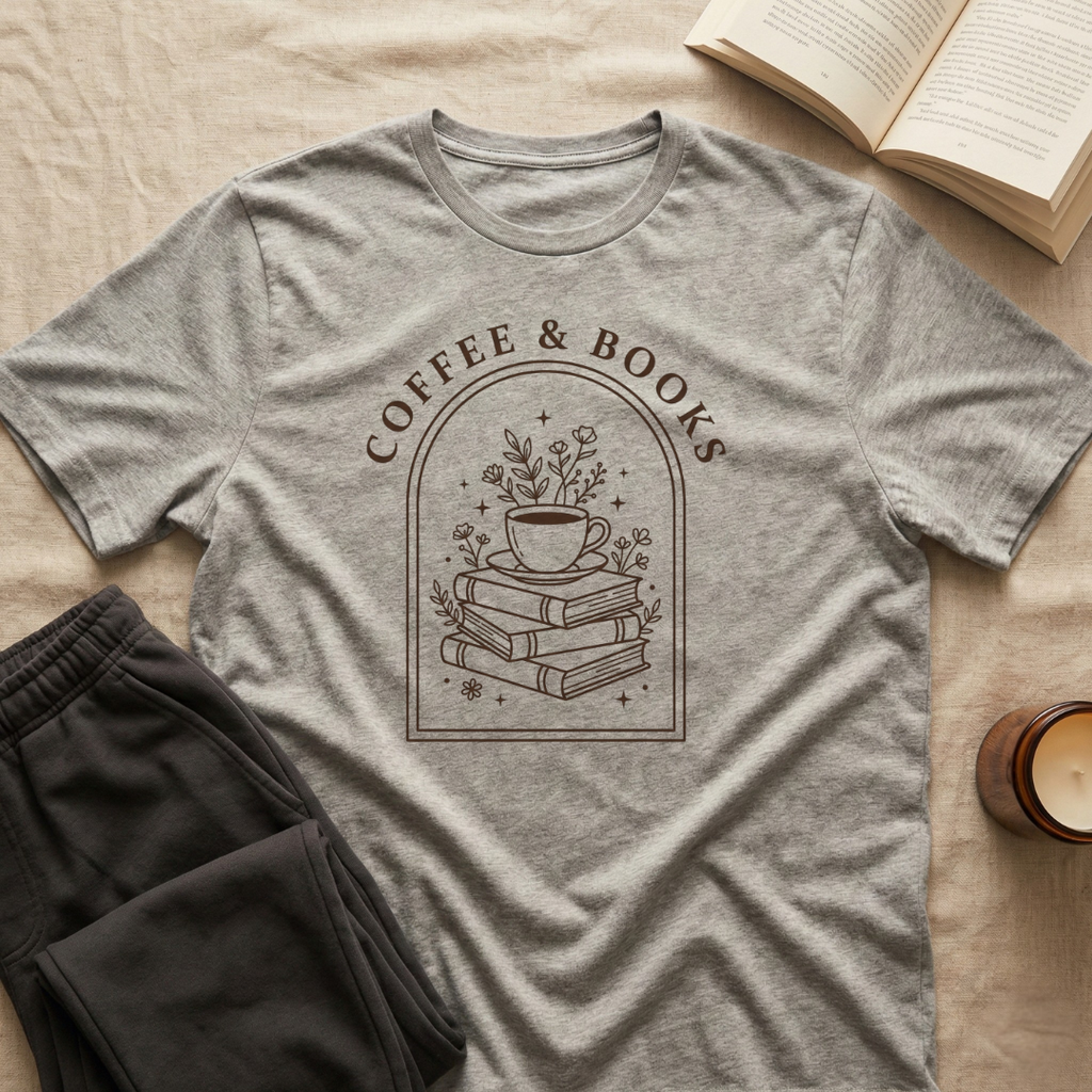 Coffee & Books T-Shirt