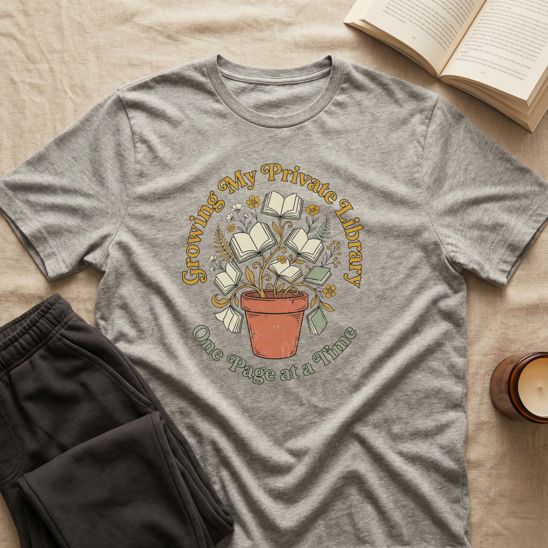 Growing My Private Library T-Shirt