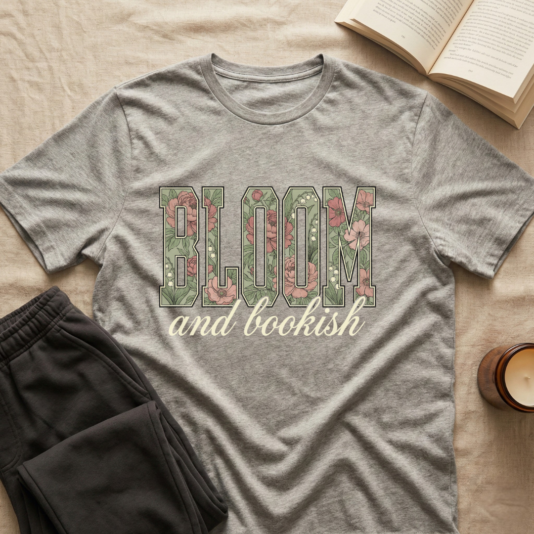 Bloom And Bookish T-Shirt