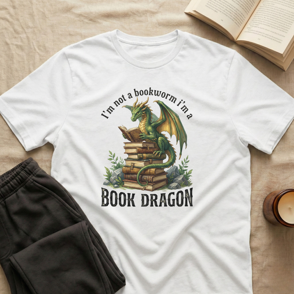 I'm Not A Bookworm I'm A Book Dragon T-Shirt