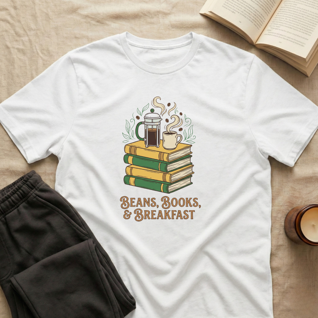 Beans, Books & Breakfast T-Shirt