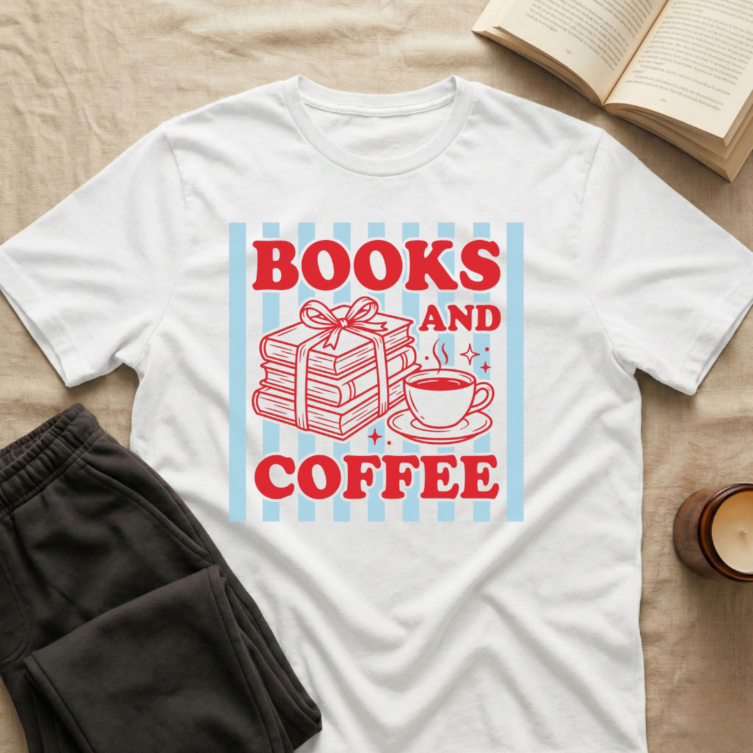 Books And Coffee T-Shirt