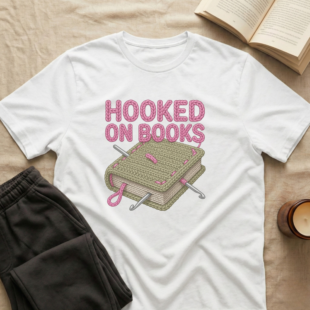 Hooked On Books T-Shirt