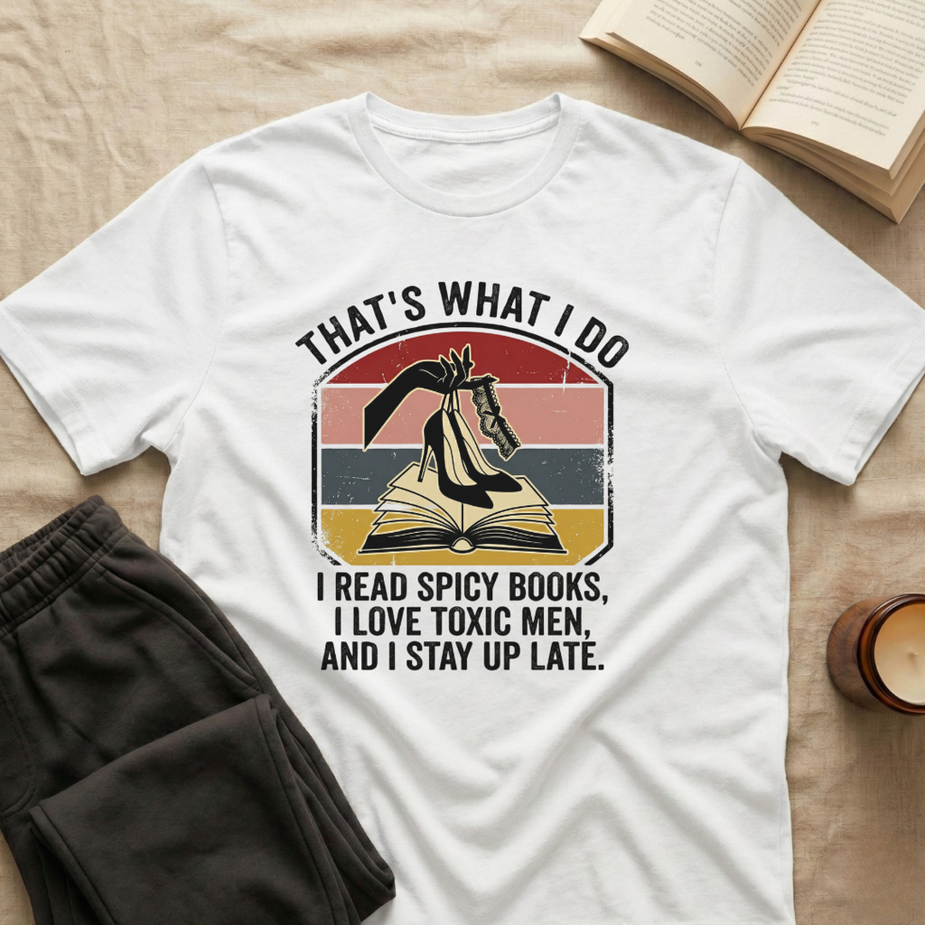 That's What I Do I Read Spicy Books T-Shirt