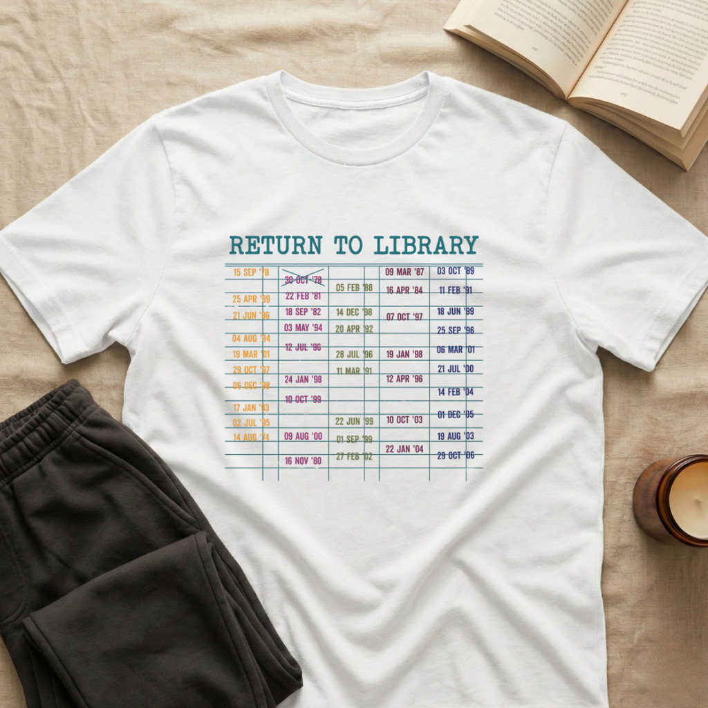 Return Library Card T-Shirt