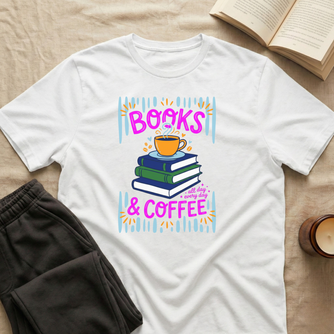 Books And Coffee T-Shirt