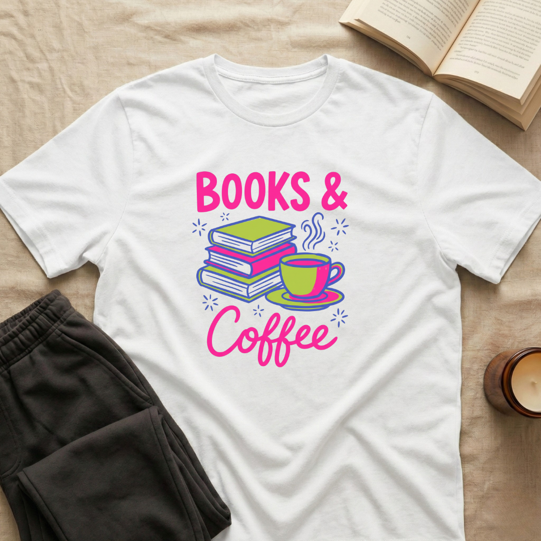 Books & Coffee T-Shirt