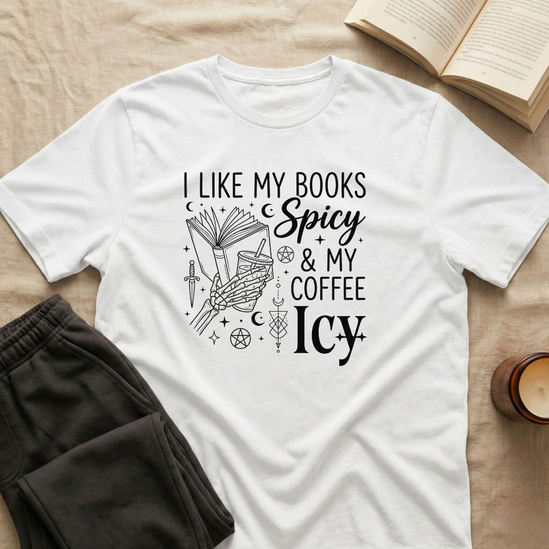 I Like My Books Spicy T-Shirt