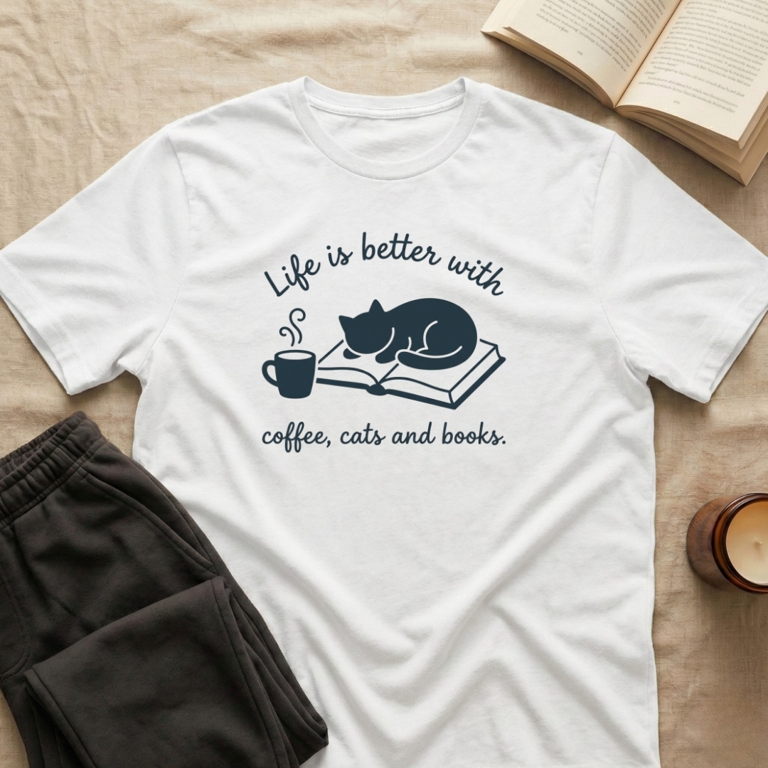 Life Is Better With Books T-Shirt