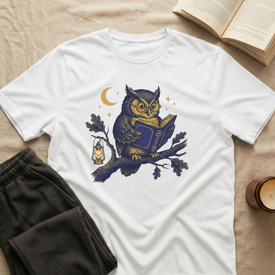 Night Owl Reader T-Shirt