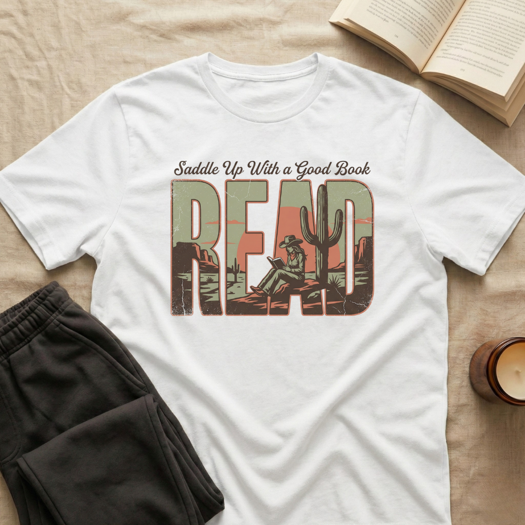 Saddle Up With A Good Book T-Shirt