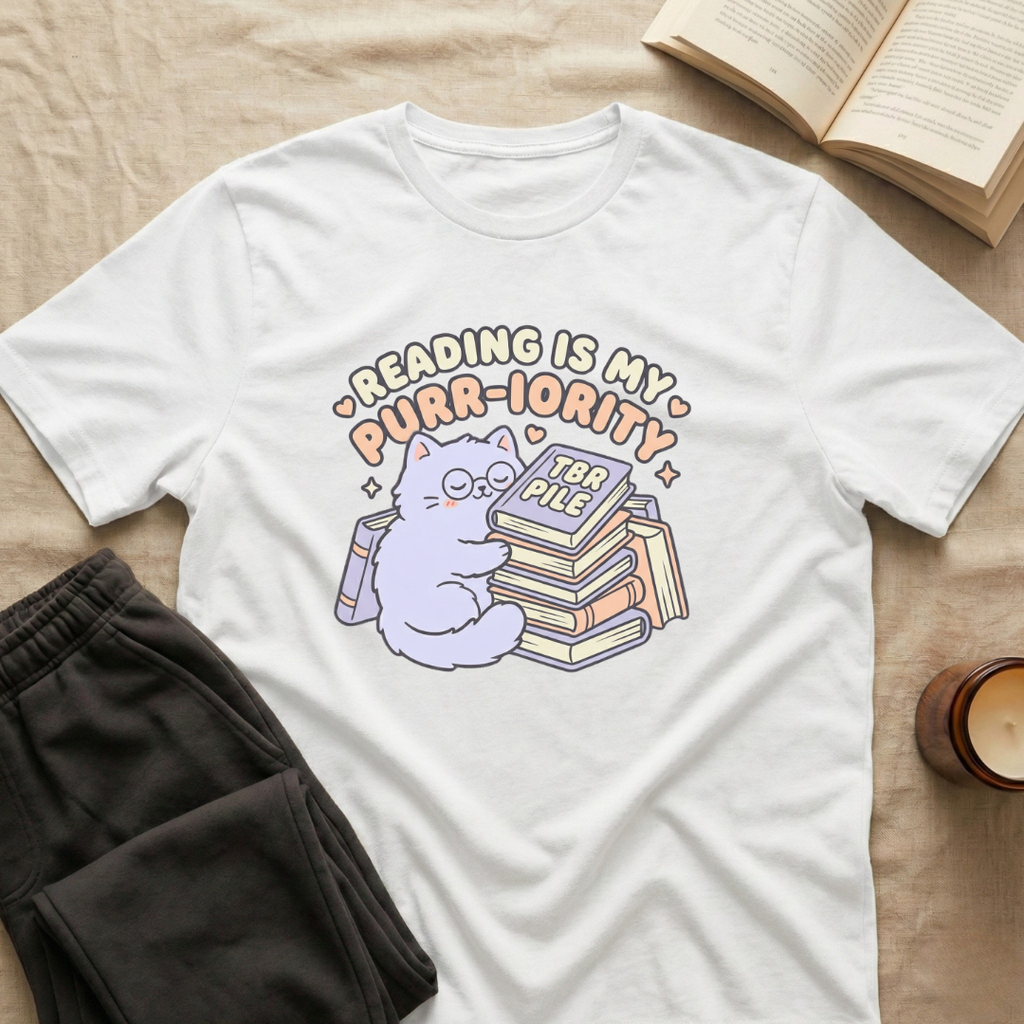 Reading Is My Purr-Iority T-Shirt